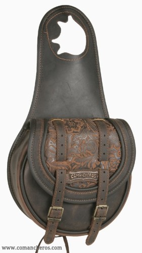 Satteltasche Western mit zwei Riemen