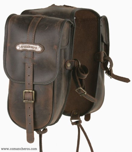 Hornsatteltaschen Western aus Leder