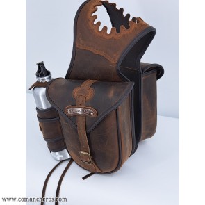 Buckaroo-Satteltasche aus Leder