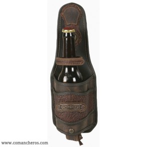 Flaschenhalter aus Leder alter Western