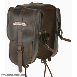 Hornsatteltaschen Western aus Leder