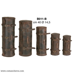 Mittlere Rolltasche aus Leder