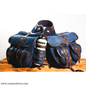 Satteltasche Trekking aus Jeans