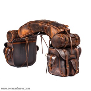 Westernsattelpacktasche, Ledersatteltasche Comancheros