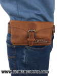 Leder Handyhalter 